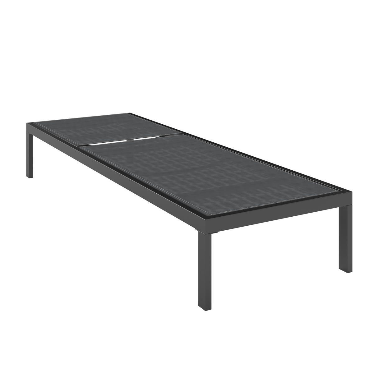 LEŽALJKA VRTNA   metal, tekstil  antracit    - antracit, Moderno, metal/tekstil (199/30/67cm) - Ambia Garden