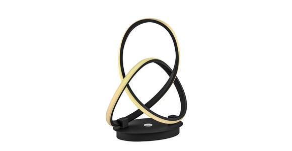 LED-TISCHLEUCHTE - Schwarz, Design, Kunststoff/Metall (28/33/14cm) - Ambiente