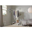KLEIDERWAGEN in Chromfarben 120/180/50 cm   - Chromfarben, Basics, Kunststoff/Metall (120/180/50cm) - Xora