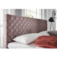 BOXSPRINGBETT 160/200 cm  in Altrosa  - Graphitfarben/Altrosa, Design, Textil/Metall (160/200cm) - Xora