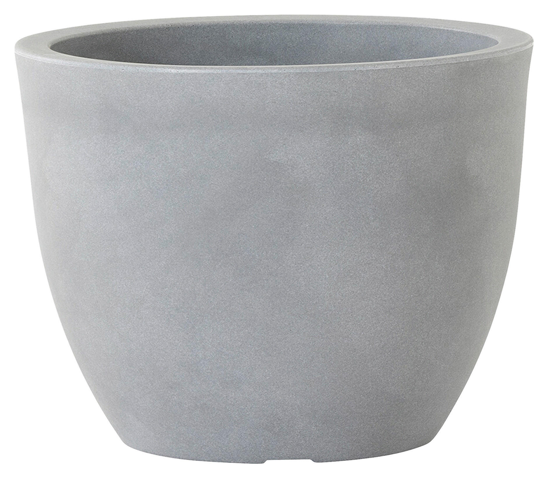 PFLANZENTOPF   - Grau, Basics, Kunststoff (45/34,5cm) - Siena Garden