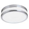 BADEZIMMER-DECKENLEUCHTE  22,5/6 cm    - Chromfarben/Weiß, Basics, Glas/Metall (22,5/6cm) - Celina