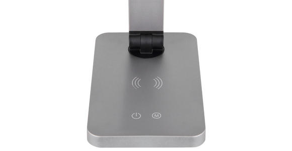 LED-SCHREIBTISCHLEUCHTE 47/67/11 cm - Opal/Grau, Basics, Kunststoff/Metall (47/67/11cm) - Novel