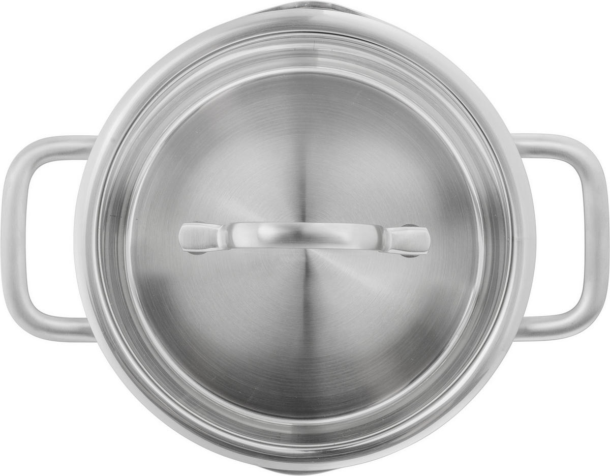 KOCHTOPFSET TrueFlow 6-teilig  - Edelstahlfarben, Basics, Metall - Zwilling