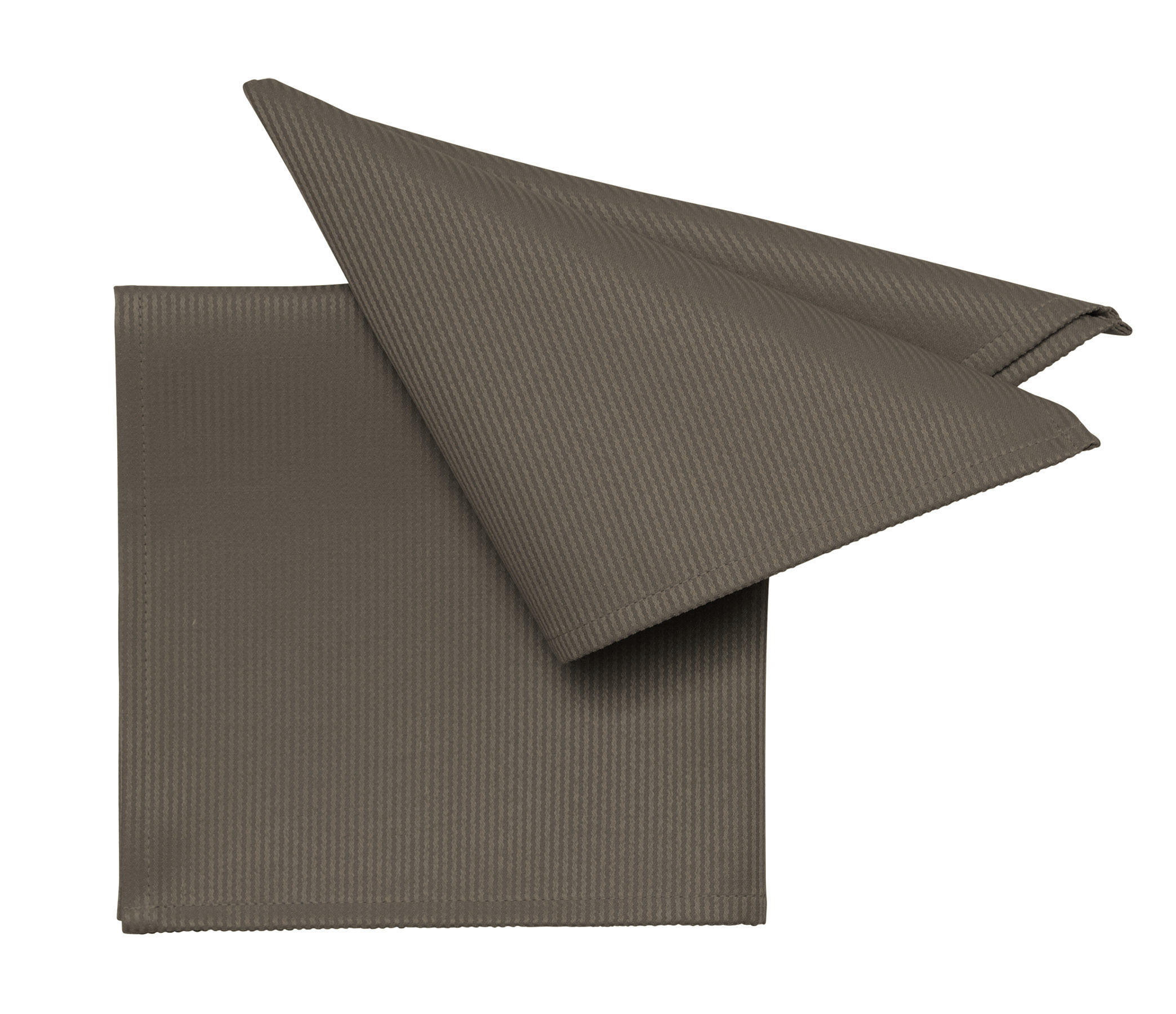 SERVIETTE  40/40 cm   - Graphitfarben, Basics, Textil (40/40cm) - Pichler