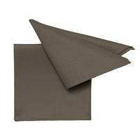 SERVIETTE  40/40 cm   - Graphitfarben, Basics, Textil (40/40cm) - Pichler