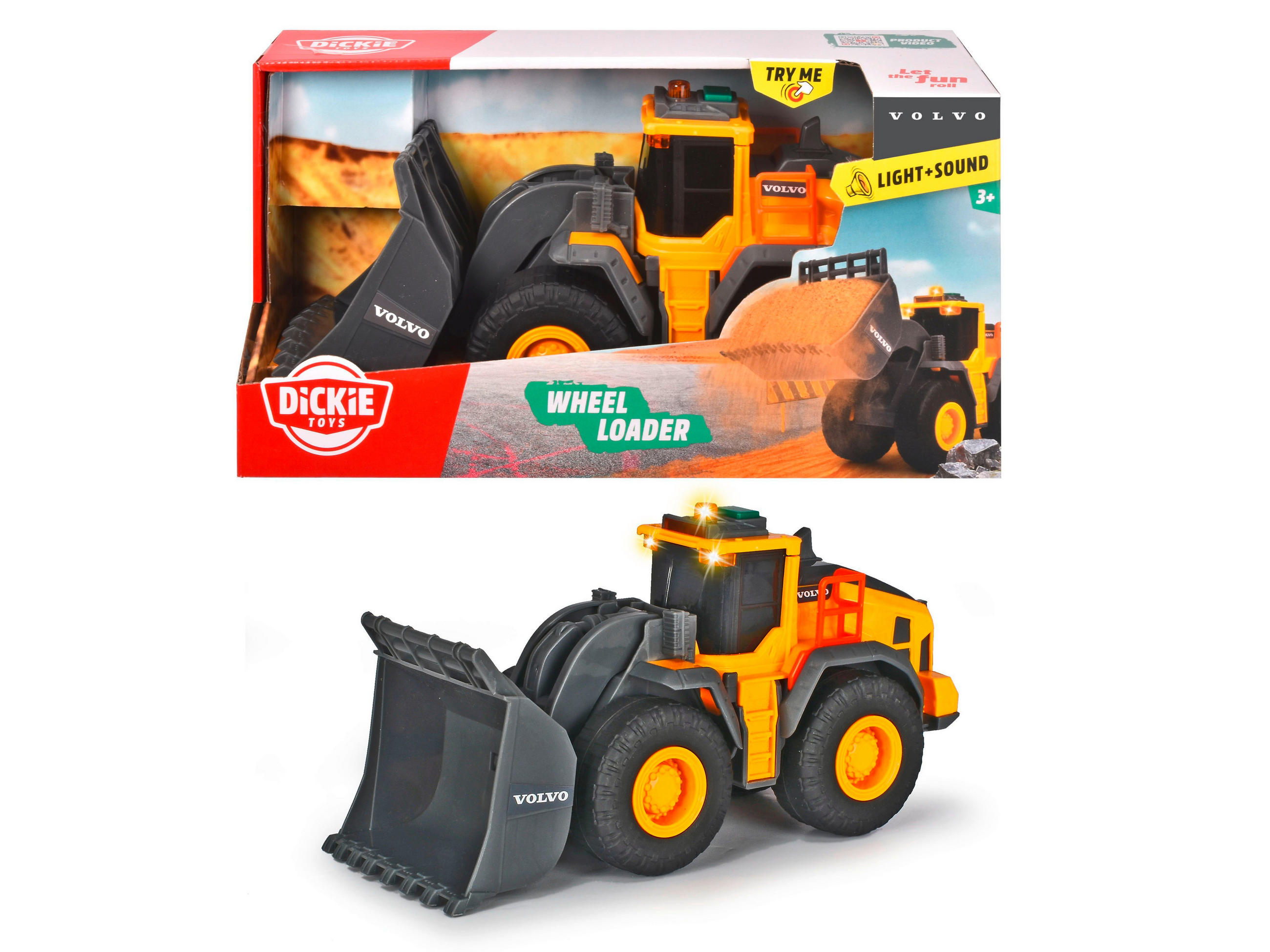 SPIELZEUGAUTO - Gelb/Multicolor, Basics, Kunststoff (9,50/25/12,50cm) - Dickie Toy