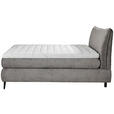 BOXSPRINGBETT 180/200 cm  in Grau  - Schwarz/Grau, Trend, Holz/Textil (180/200cm) - Esposa