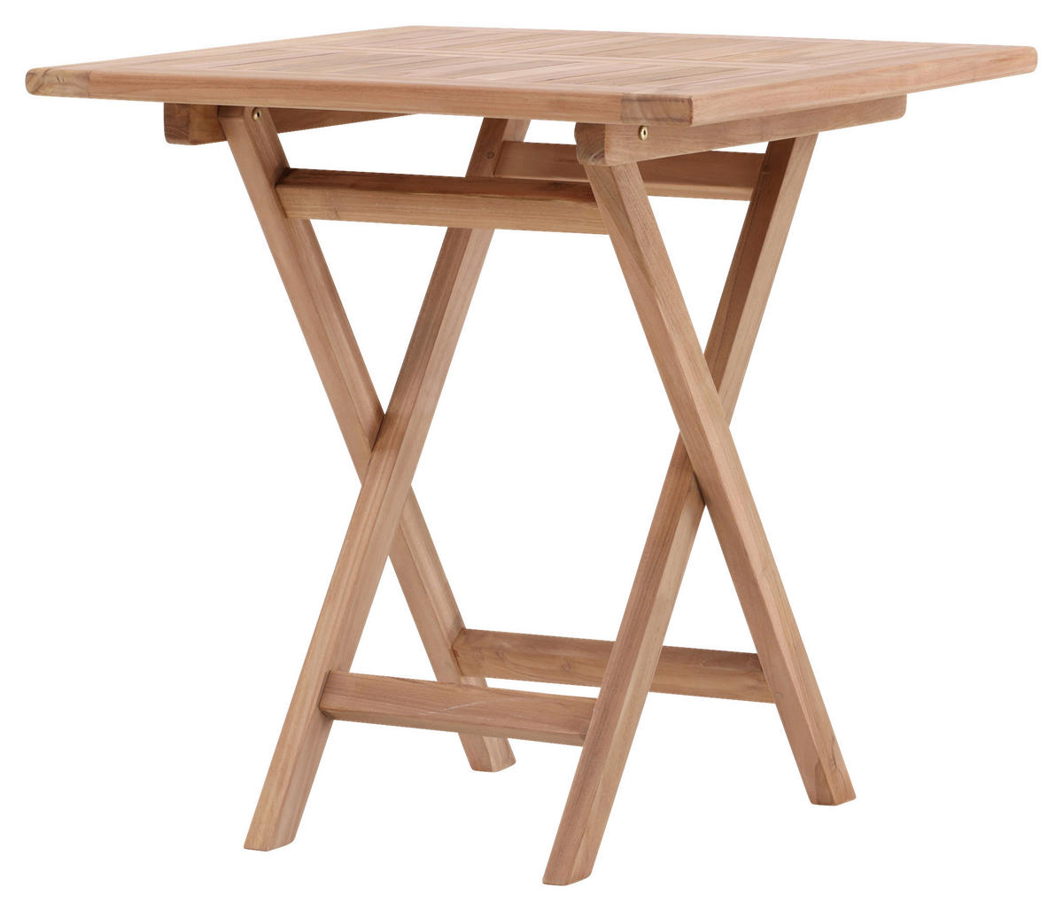 GARTENTISCH 70/70/75 cm  - Teakfarben, KONVENTIONELL, Holz (70/70/75cm) - Gardenson