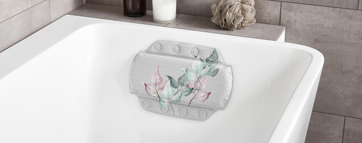 BADEWANNENKISSEN Kunststoff  - Multicolor, Basics, Kunststoff (32/2/22cm) - Kleine Wolke