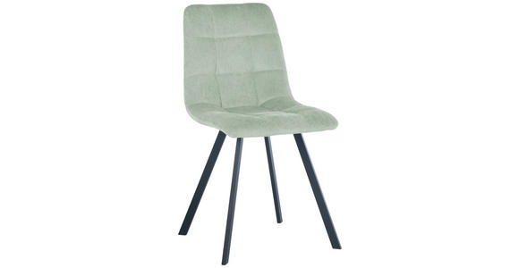 STUHL Cord Grau - Schwarz/Grau, Design, Textil/Metall (45/88/54,5cm) - Carryhome