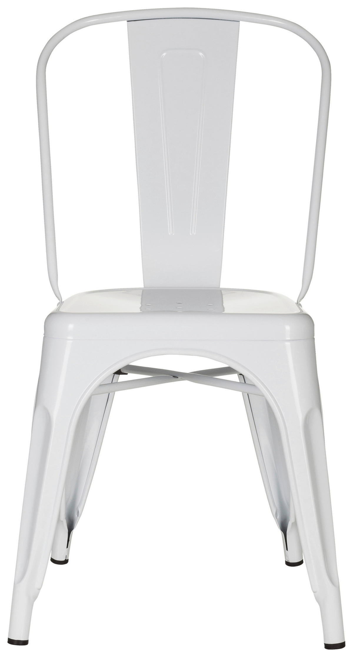STOL stål  - vit, Basics, metall (44/84/54cm) - MID.YOU