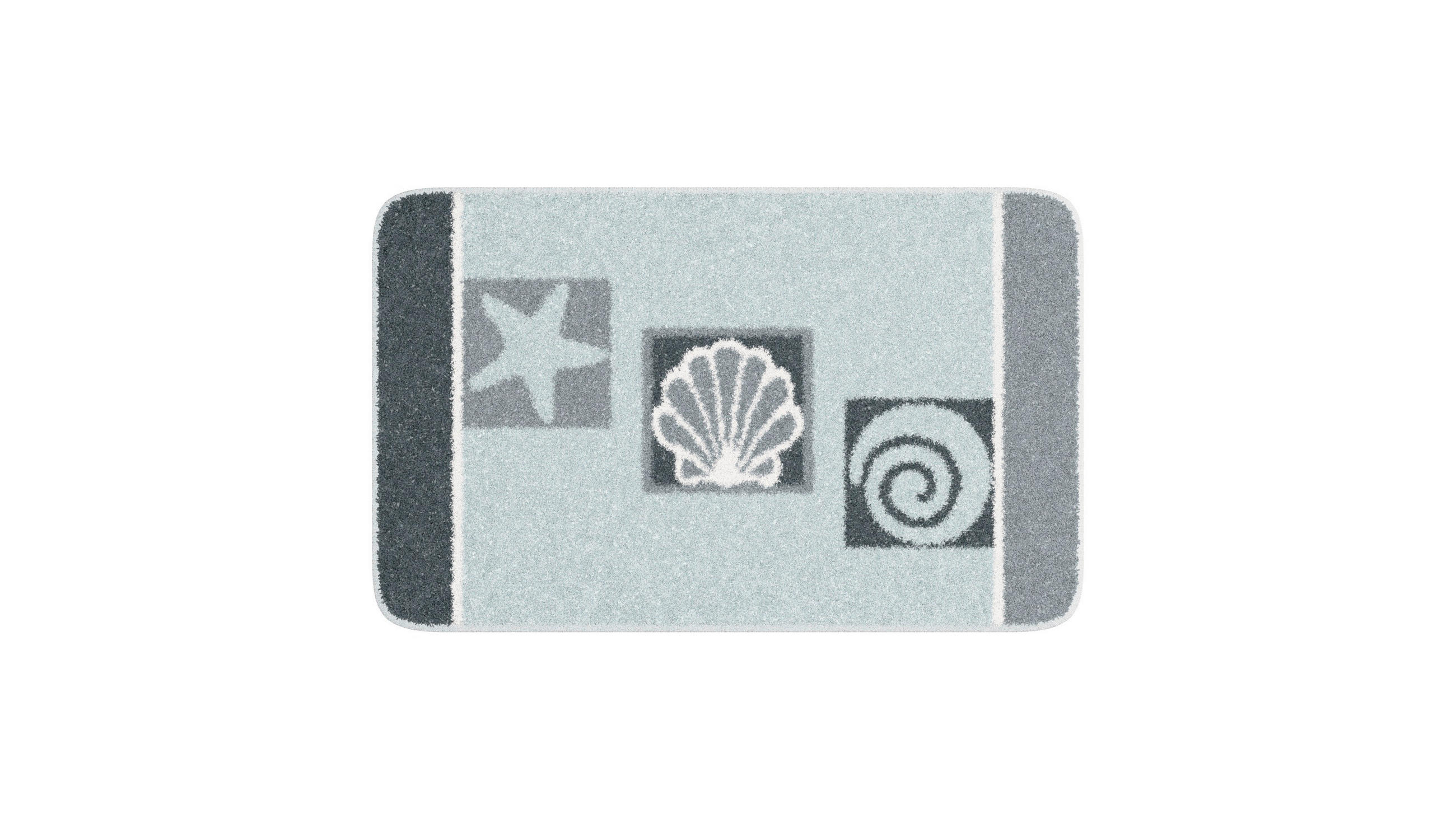 KOUPELNOVÁ PŘEDLOŽKA, 50/80 cm - šedá, Basics, textil/plast (50/80cm) - Grund