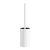 WC-BÜRSTENGARNITUR - Weiß, Basics, Kunststoff/Metall (10,3/37/10,3cm) - Smedbo
