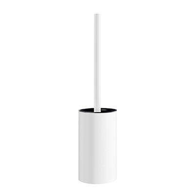 Smedbo Wc-Bürstengarnitur Beslagsboden Weiß 10.3x37x10.3 cm
