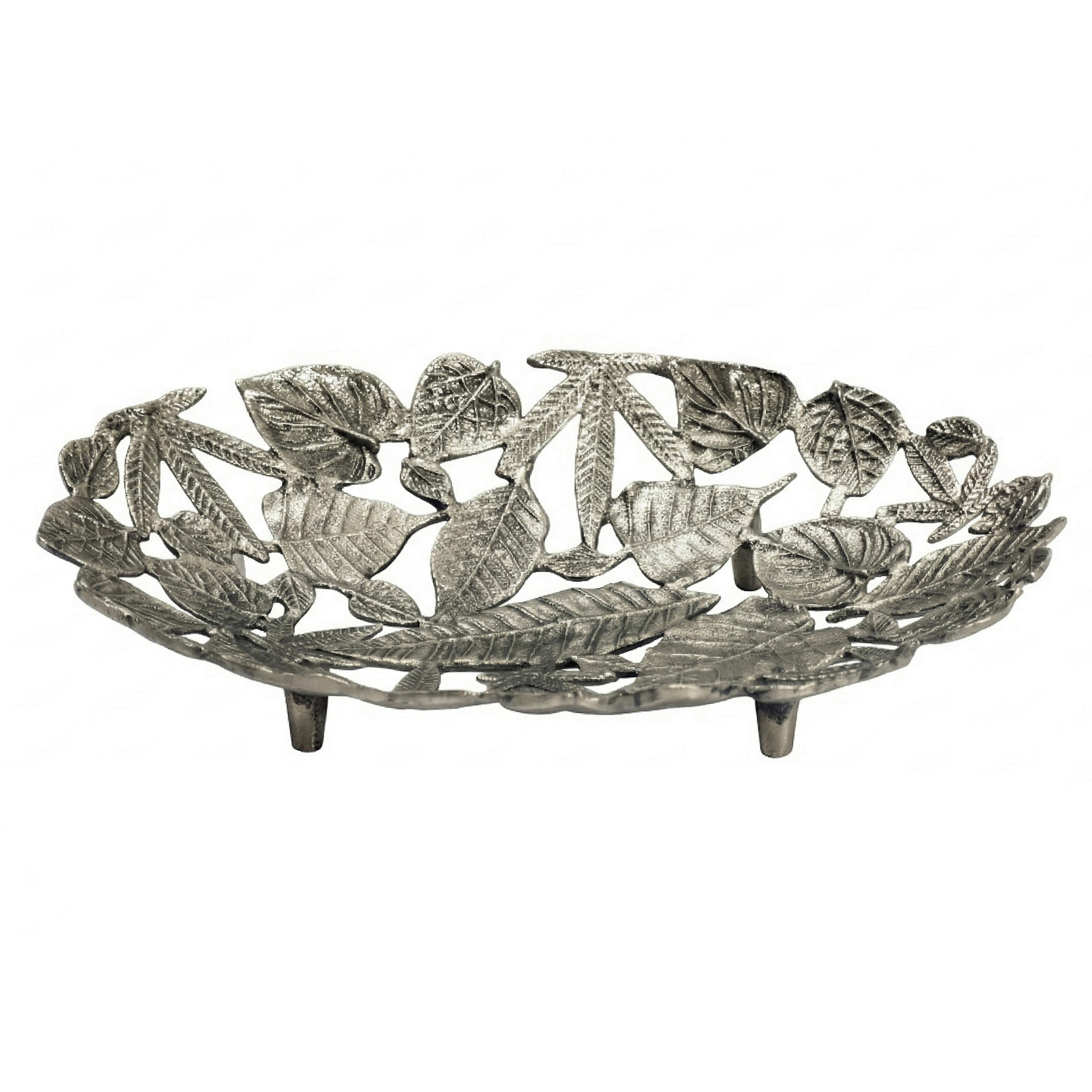 DEKOSCHALE - Silberfarben, Design, Metall (49/8/31cm) - Livetastic