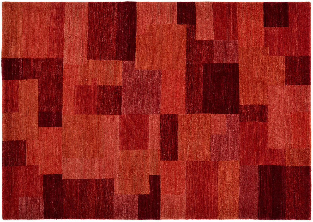 WOLLTEPPICH 170/240 cm Rot  - Rot, Design, Textil (170/240cm) - Cazaris