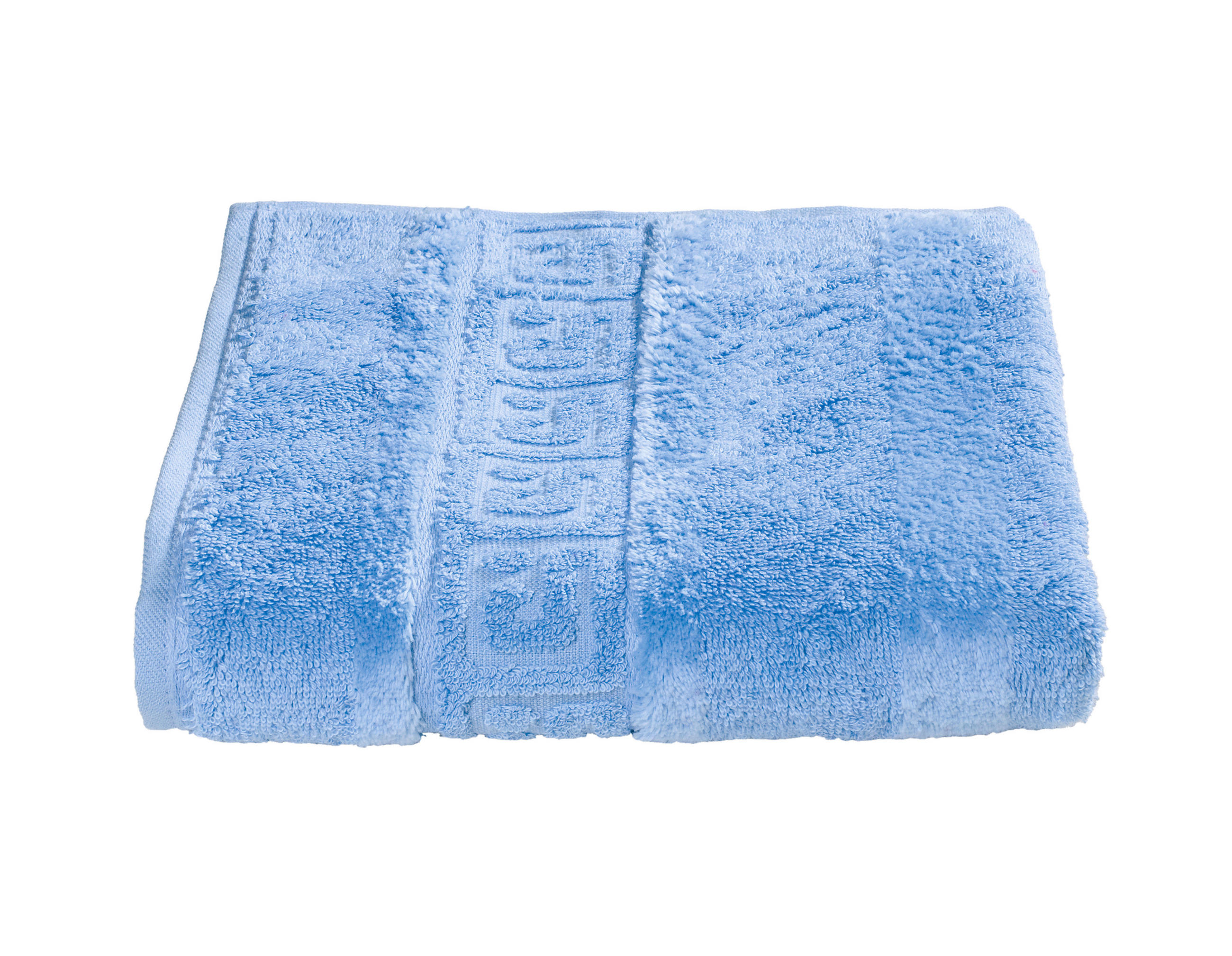 DUSCHTUCH Noblesse Uni 80/160 cm  - Hellblau, Basics, Textil (80/160cm) - Cawoe
