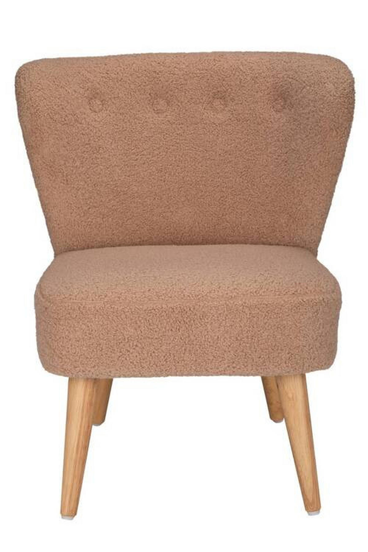 DETSKÉ KRESLO  - cappuccino, Trend, drevo/textil (48,5/48/60,5cm) - Jimmylee