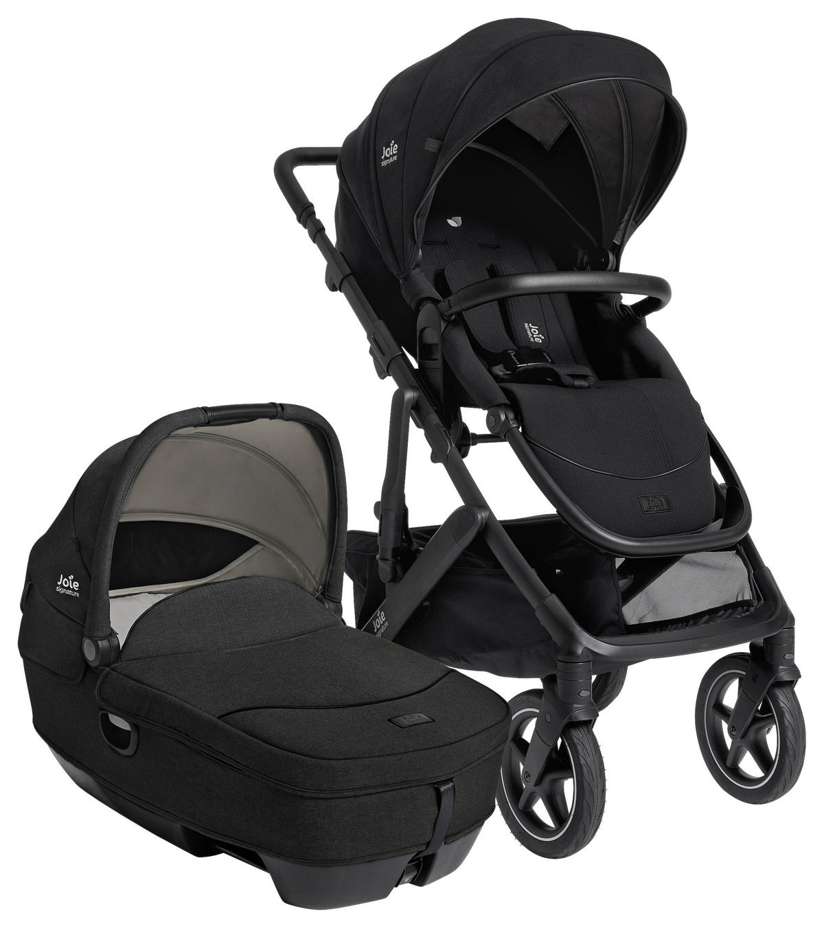 KOMBIKINDERWAGEN Vinca inkl. Calmi  - Schwarz, Basics, Kunststoff (82/68/45cm) - JOIE SIGNATURE