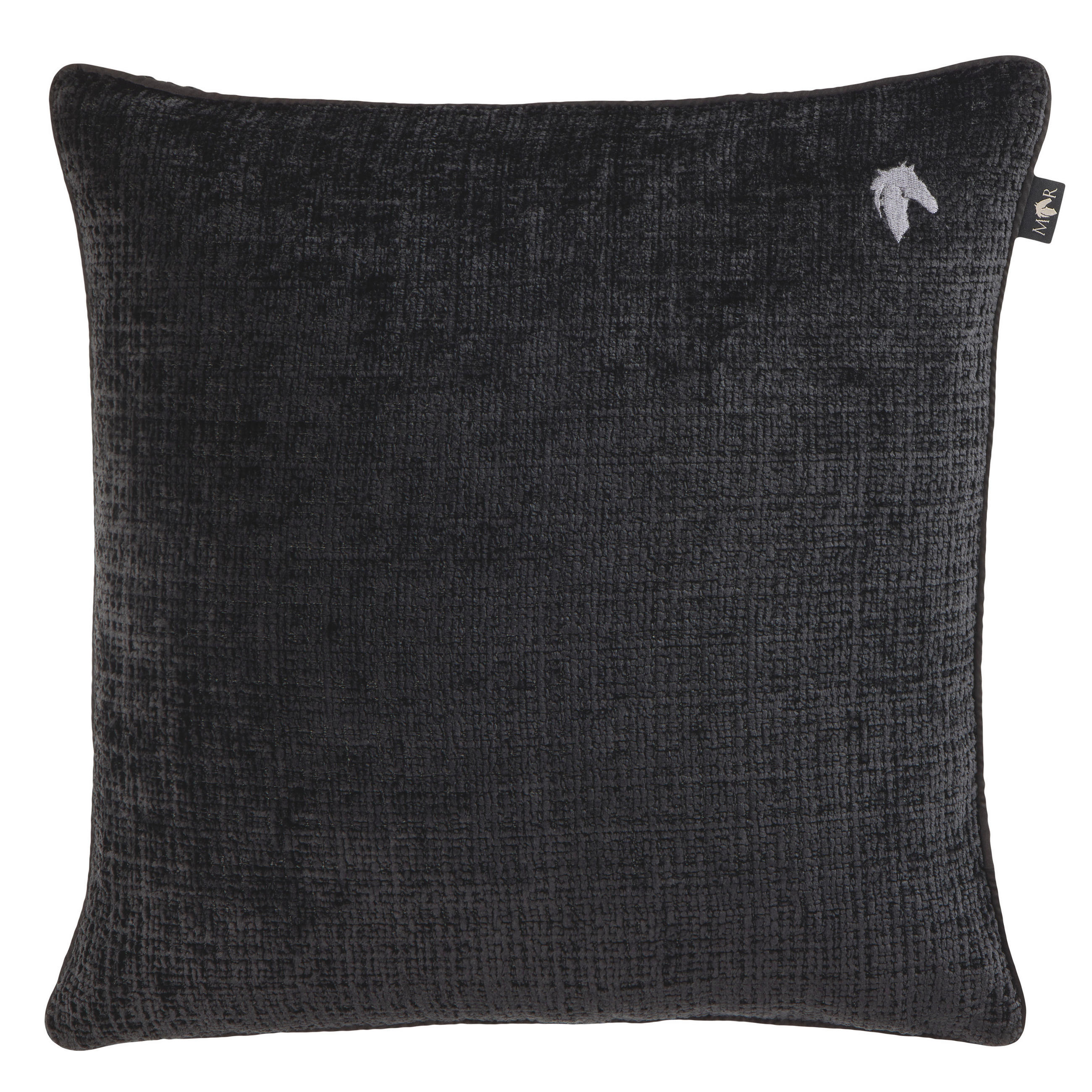 KISSENHÜLLE Marcel.Remus.Design- Andratx schwarz 45/45 cm  - Schwarz, Design, Textil (45/45cm) - Marcel Remus
