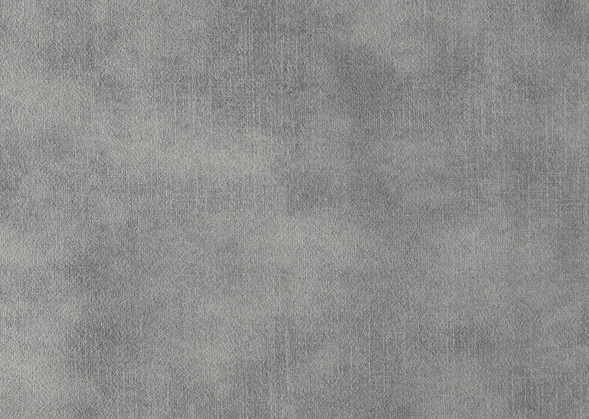 ECKSOFA in Velours Hellgrau  - Hellgrau/Schwarz, Design, Textil/Metall (179/301cm) - Chilliano