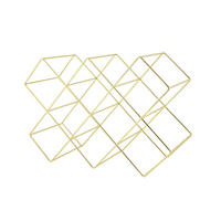 WEINREGAL  46/16,6/31 cm  - Goldfarben, Basics, Metall (46/16,6/31cm) - Echtwerk