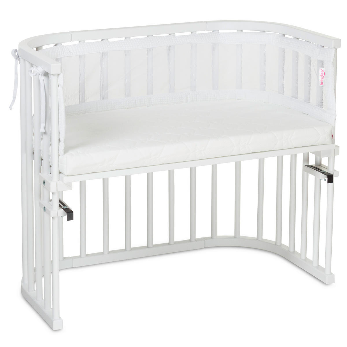 NESTCHEN    - Weiß, Basics (168/24/2cm) - Babybay