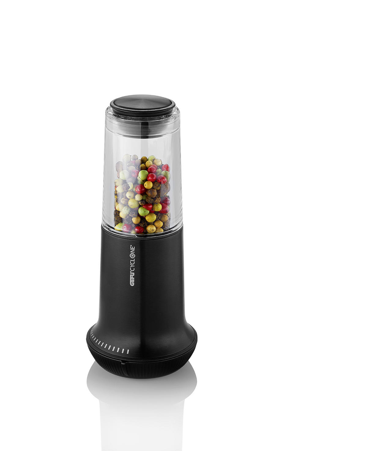GEWÜRZMÜHLE X-Plosion  - Edelstahlfarben/Transparent, Design, Keramik/Kunststoff (6,2/15cm) - Gefu