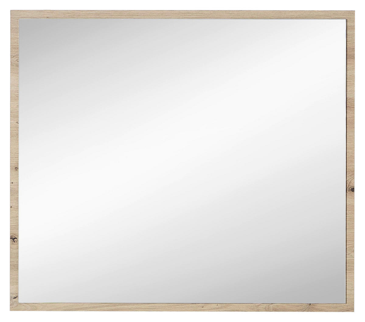 WANDSPIEGEL 80/70/3 cm    - Eichefarben/Eiche Artisan, Design, Glas/Holzwerkstoff (80/70/3cm) - Voleo