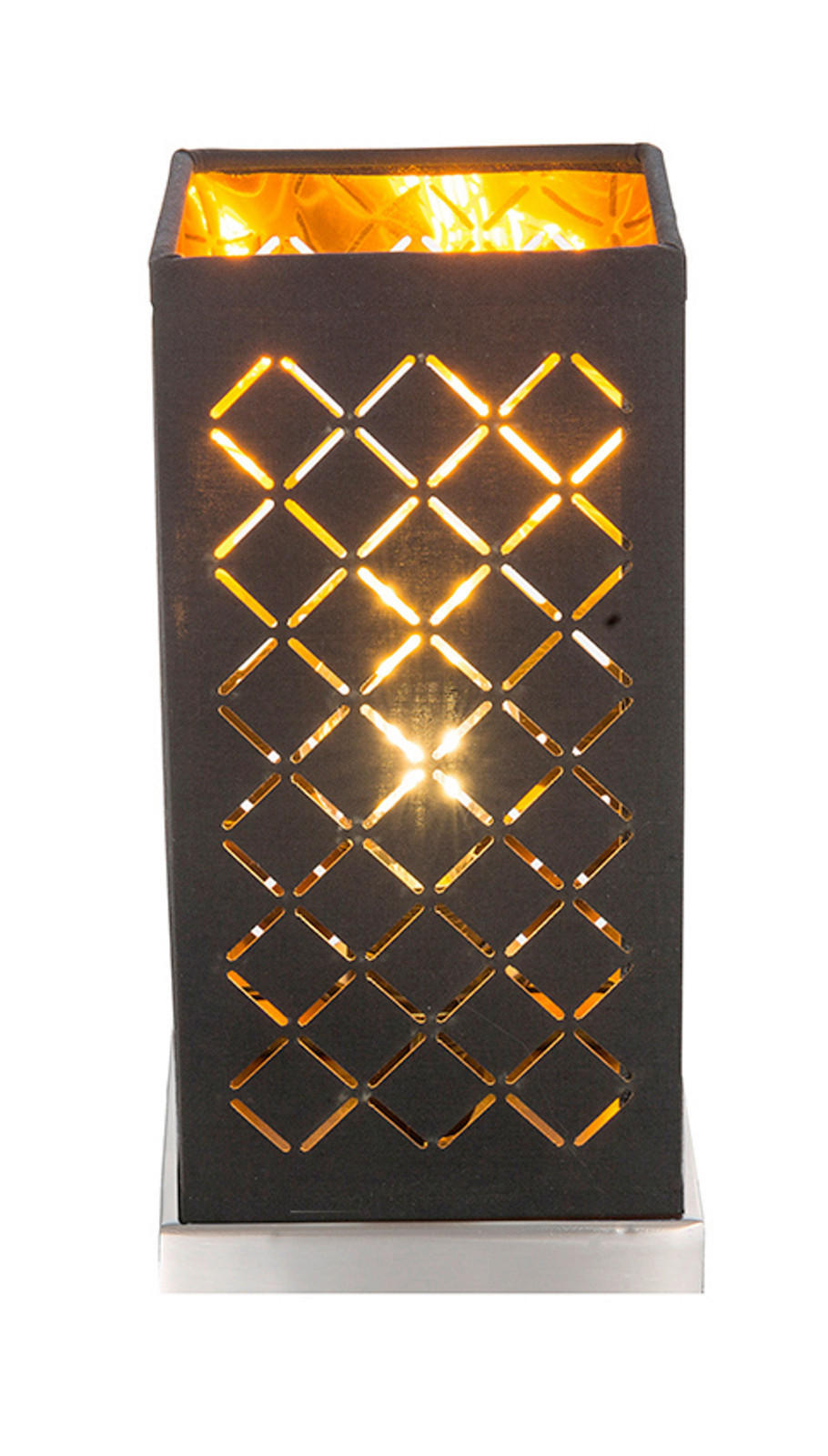 VEIOZĂ - culoare nichel, Basics, metal/textil (11/11/25cm)