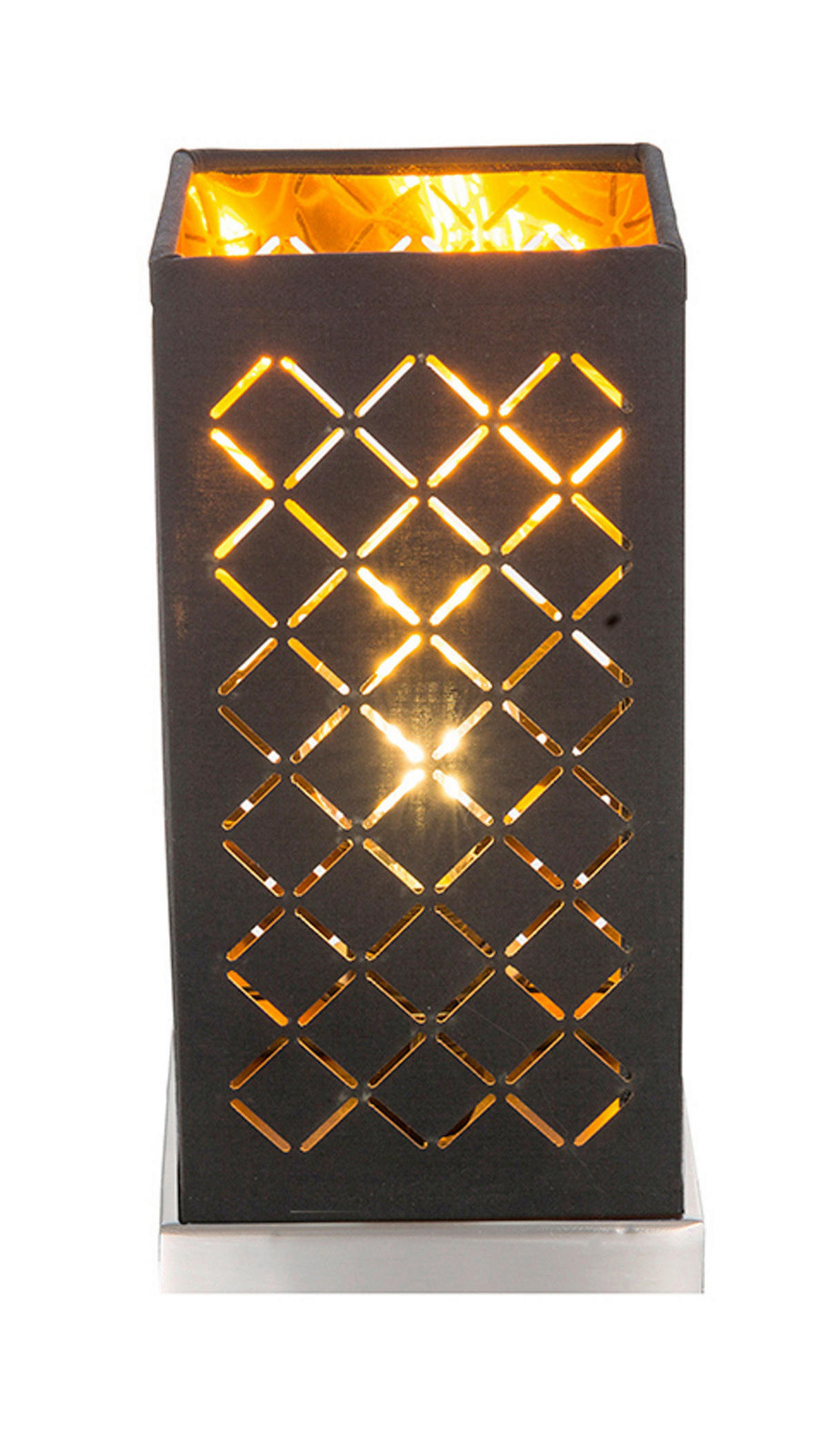 VEIOZĂ - culoare nichel, Basics, metal/textil (11/11/25cm)