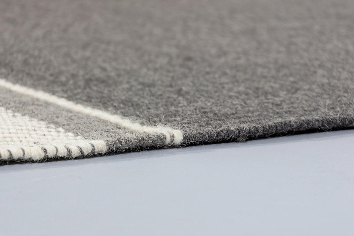 HANDWEBTEPPICH 200/300 cm Botana Grau  - Grau, Design, Textil (200/300cm) - Schöner Wohnen
