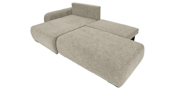 ECKSOFA Mintgrün Flachgewebe Zierkissen, Rückenkissen, Bettkasten, Schlaffunktion, Rücken echt, Liegefläche im Originalstoff  - Schwarz/Mintgrün, KONVENTIONELL, Kunststoff/Textil (145/260cm) - Carryhome