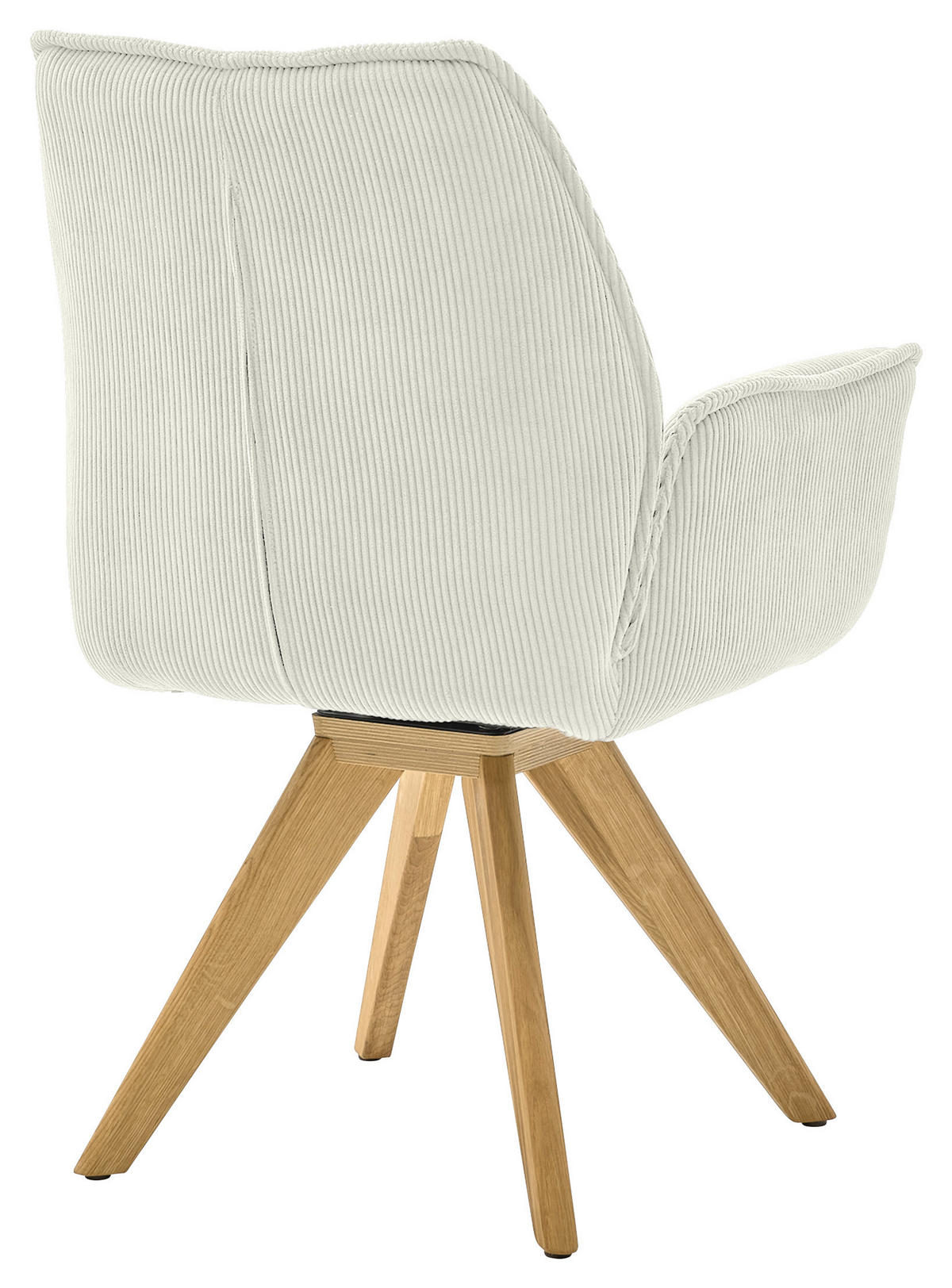 ARMLEHNSTUHL  in Cord  - Wildeiche/Eichefarben, Design, Holz/Textil (63/91/65cm) - Musterring