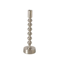 LJUSSTAKE FÖR STAVLJUS  - silver, Basics, metall (6/22cm) - Ambia Home