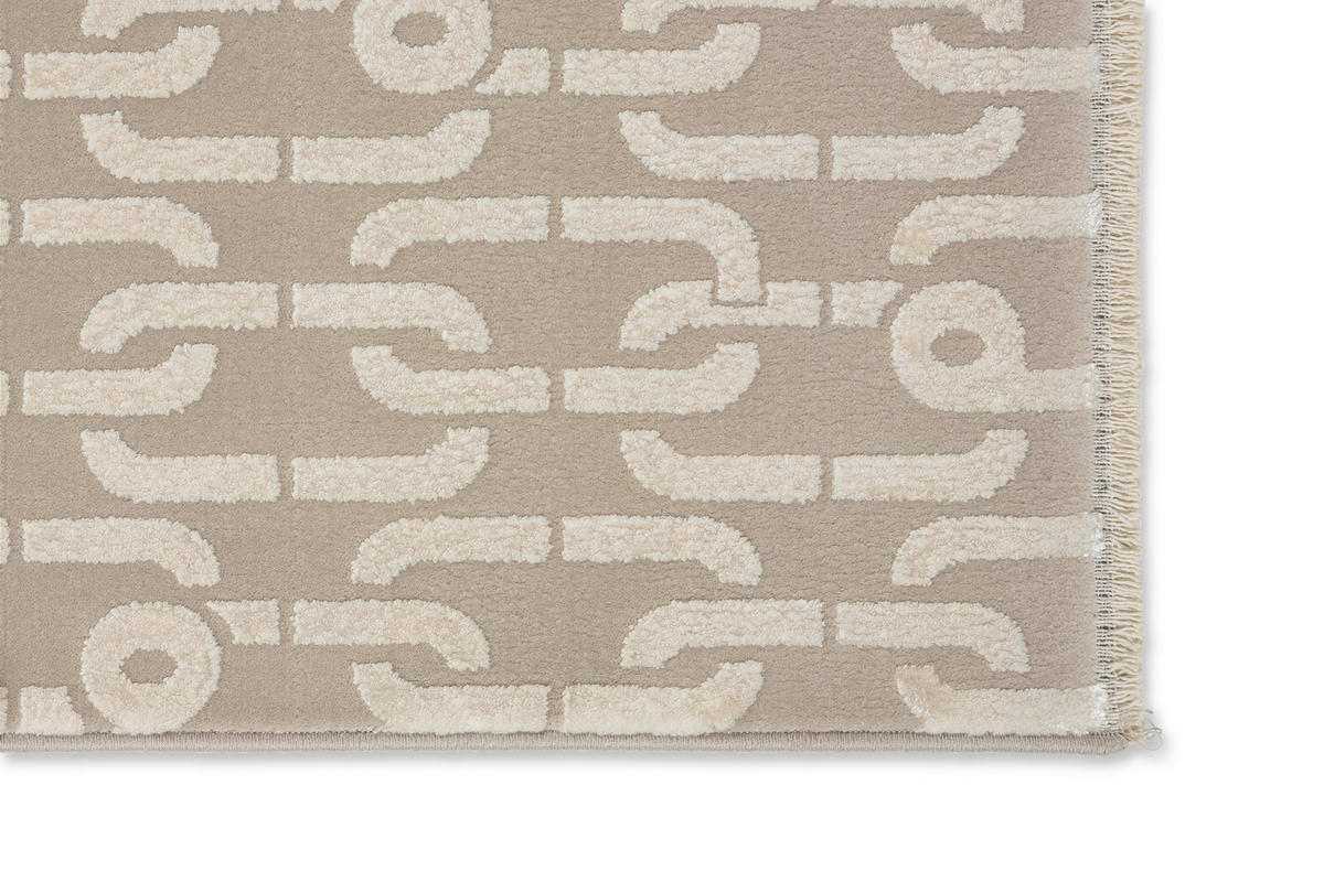 TKANA PREPROGA  Chains     140/200 cm    tkano  krem barve  - krem barve, Design, tekstil (140/200cm) - Joop!