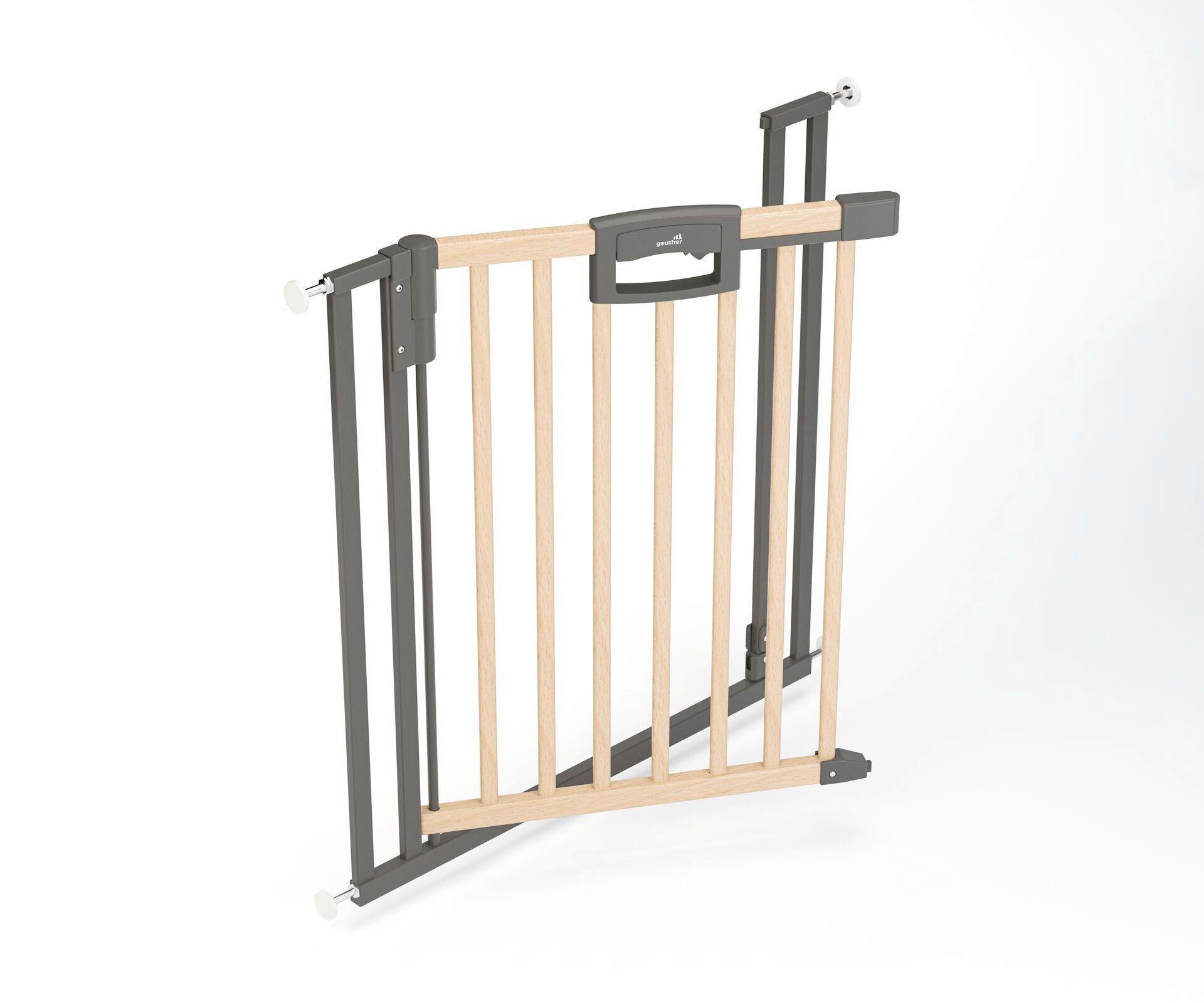 TÜRSCHUTZGITTER 88,5/81,5 cm  - Anthrazit/Buche Kolonial, Basics, Holz/Metall (88,5/81,5cm) - Geuther