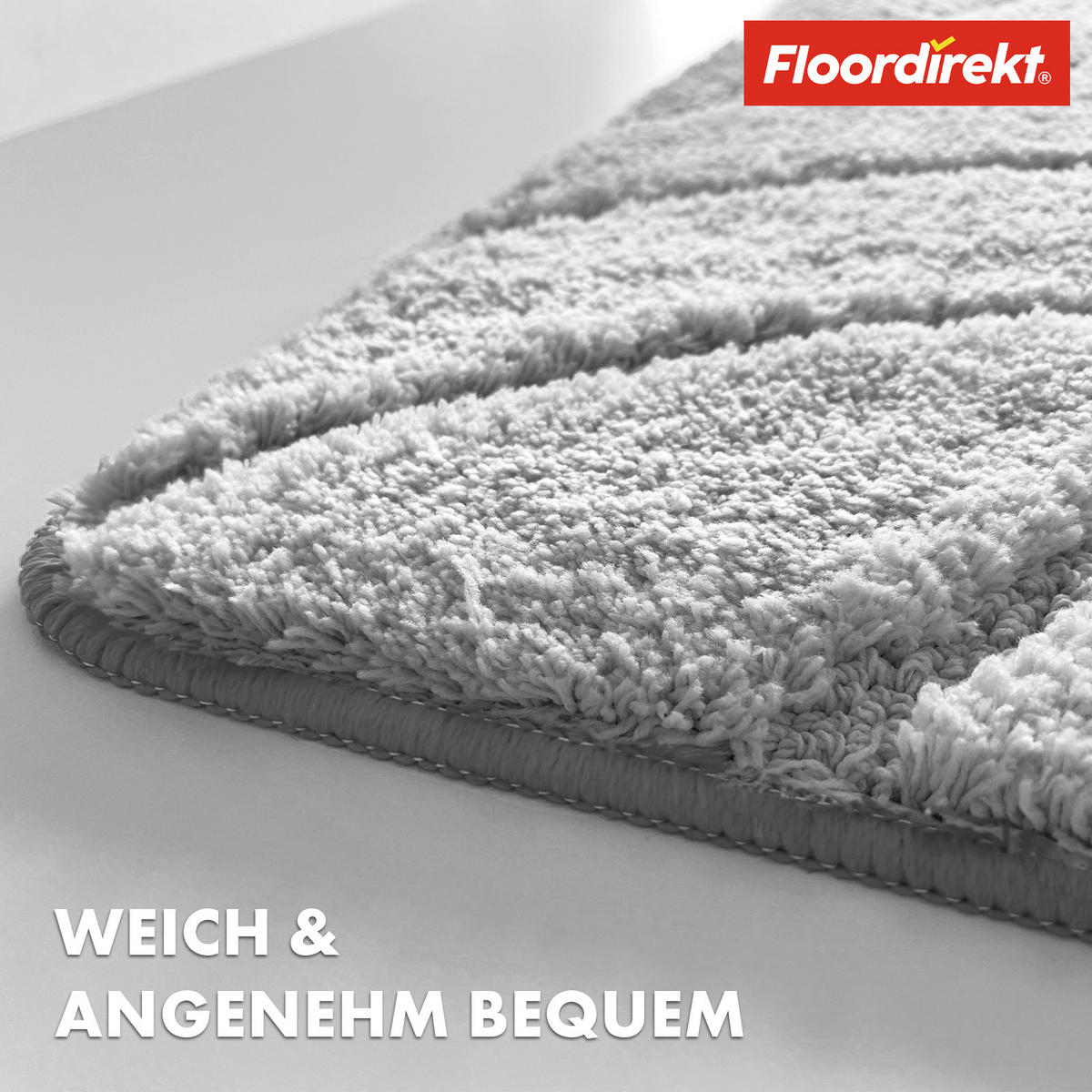 BADEMATTE Maris Silberfarben 40/60/60 cm  - Silberfarben, Basics, Kunststoff/Textil (40/60/60cm) - Floordirekt