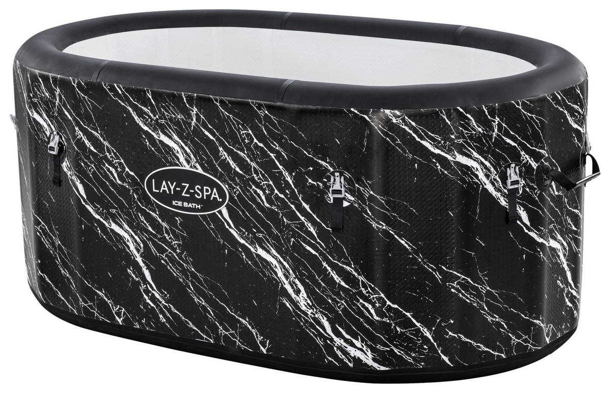 BADEFASS 6002Q EISFASS  - Schwarz, KONVENTIONELL, Kunststoff/Metall (152/92/71cm) - Bestway