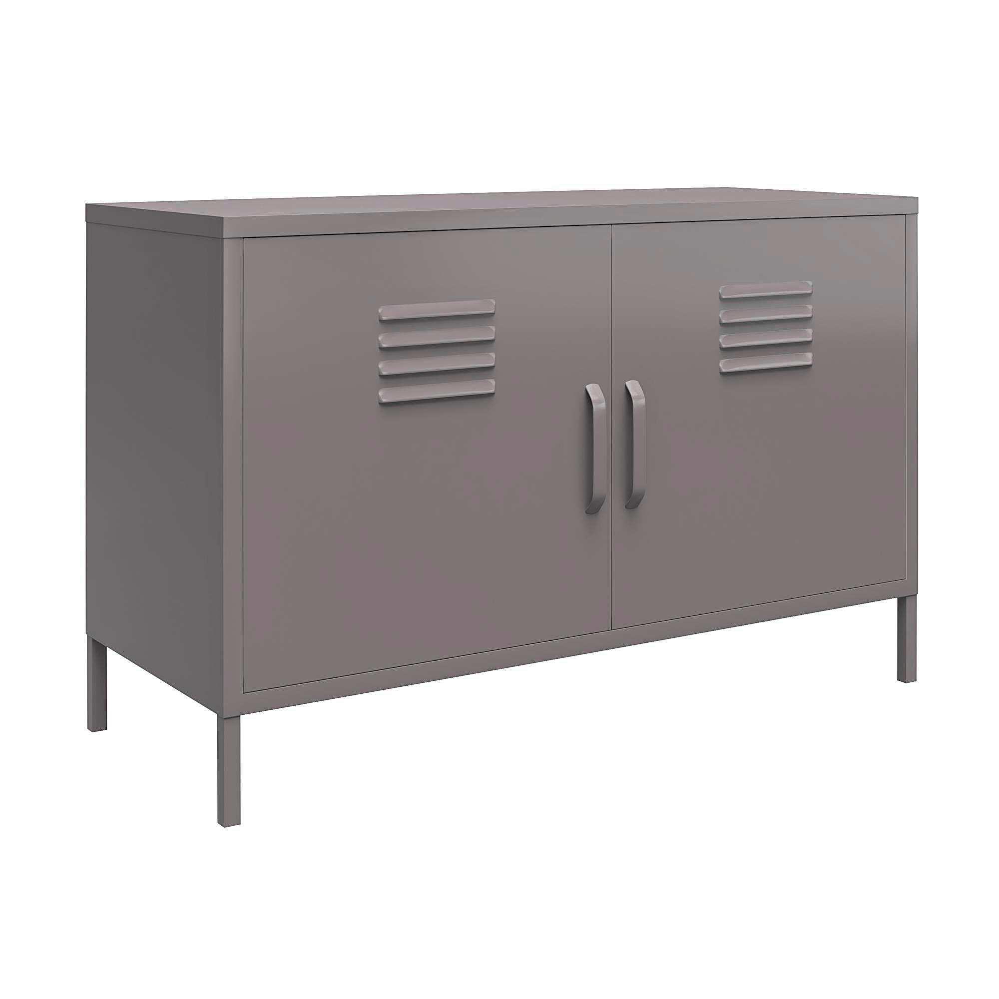 KOMMODE Bradford, 98/63/39 cm,  - Grau, Design, Metall (98/63/39cm) - MID.YOU