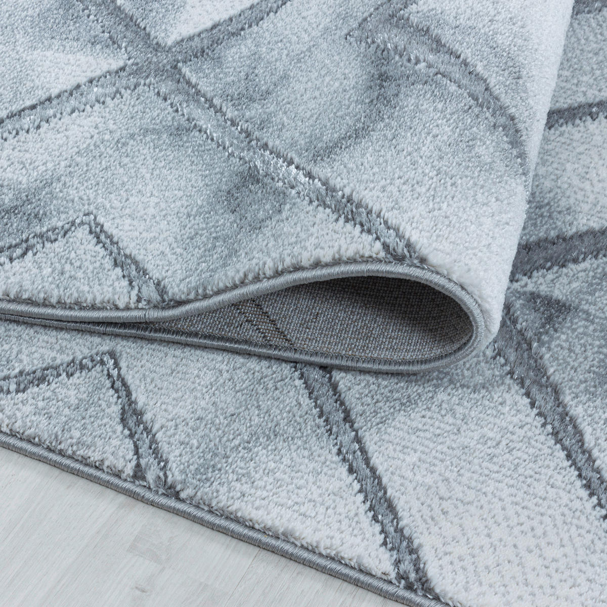 TKANI TEPIH 140/200 cm   srebrne boje  Naxos 3811 silber  - srebrne boje, Design, tekstil (140/200cm)