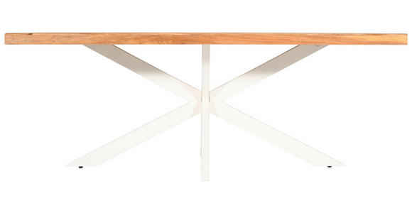 TISCHGESTELL in Metall 160/70/72 cm - Creme, Design, Metall (160/70/72cm) - Landscape