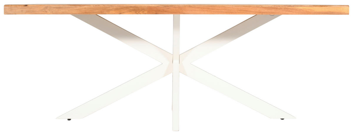 TISCHGESTELL Creme  - Creme, Design, Metall (160/70/72cm) - Landscape