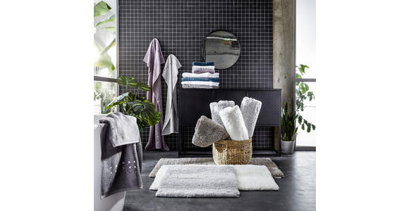 BADEMATTE 60/60 cm Weiß - Weiß, Basics, Kunststoff/Textil (60/60cm) - Ambiente