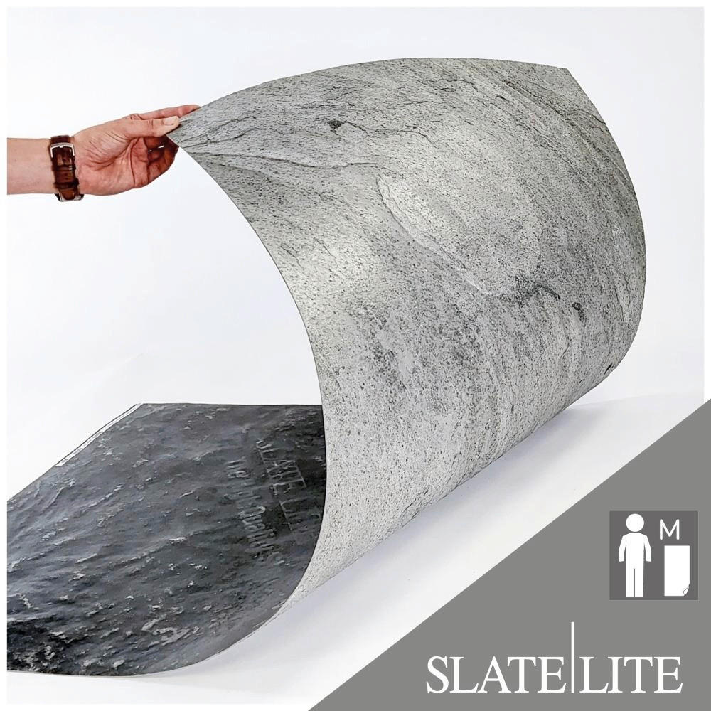 XXXLutz Wandverkleidung Anthrazit, Grau, Silber, Dunkelgrau 240x120 cm