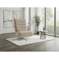 RELAXAČNÉ KRESLO, textil, taupe - strieborná/taupe, Basics, kov/textil (80/109/98cm) - Sit & More