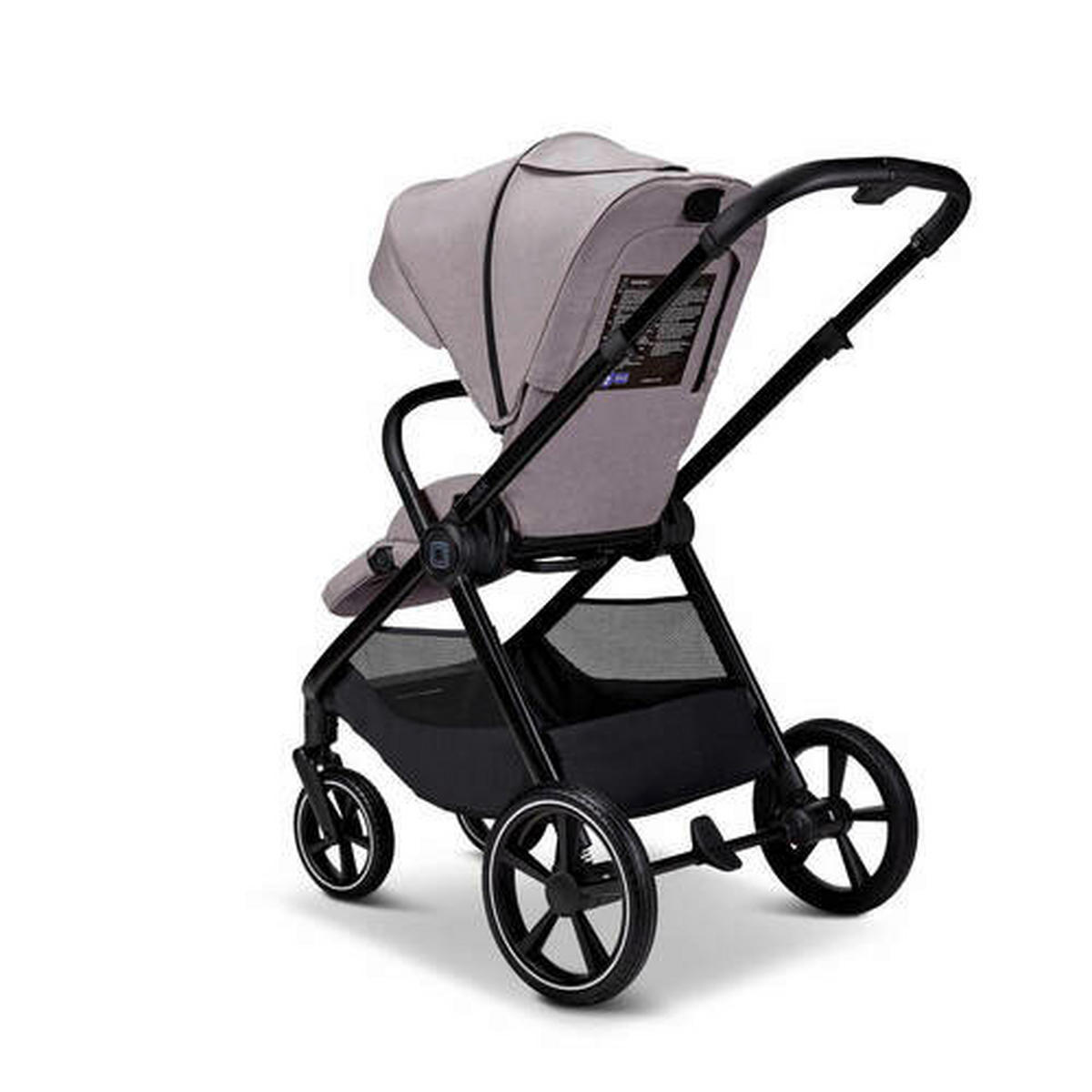 KINDERWAGENSET  Aura Set  Stone Melange  - Hellgrau, Basics (140/61/115cm) - Moon