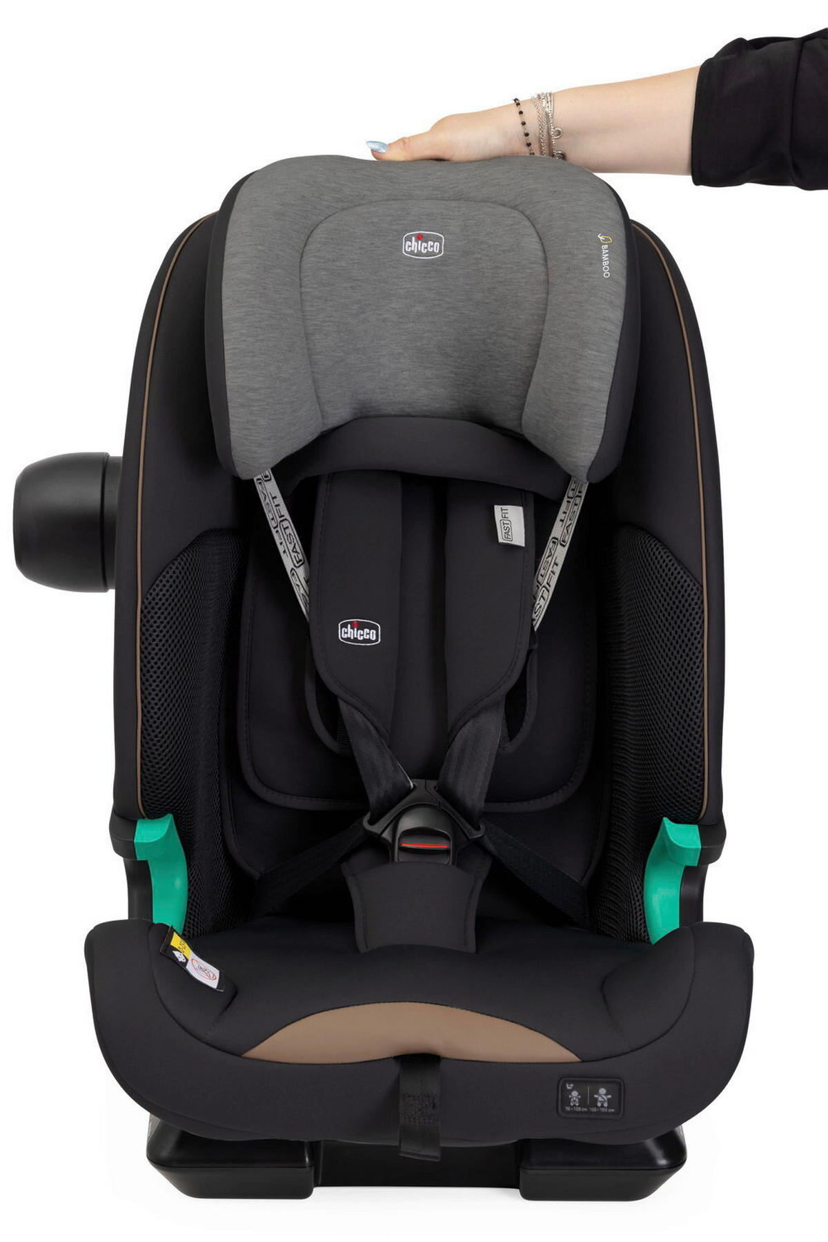 KINDERAUTOSITZ Seat & Go I-Size  - Dunkelgrau/Schwarz, Basics, Textil (44/62/44cm) - Chicco