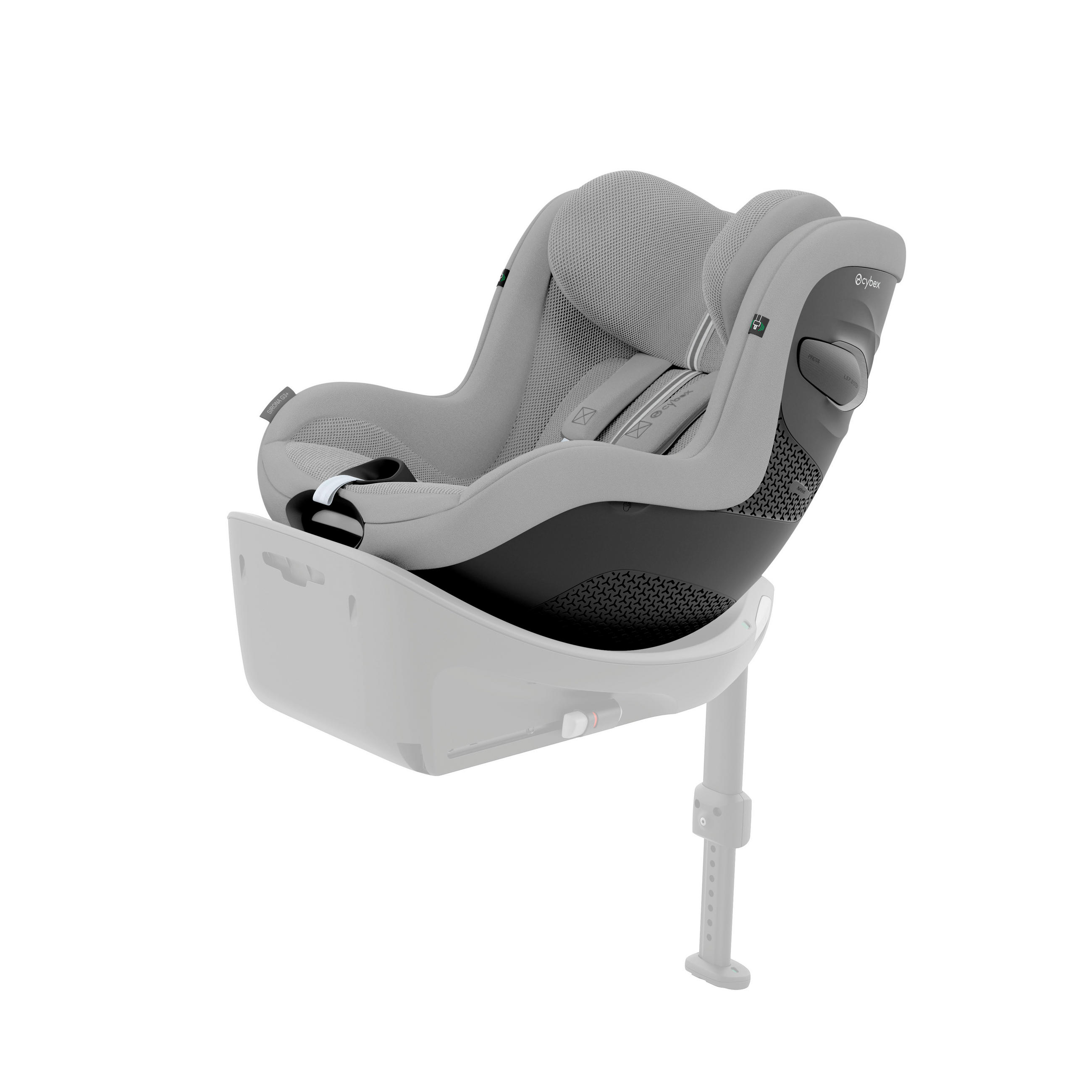 REBOARDER-KINDERSITZ Sirona G3 Plus  - Hellgrau, Basics, Kunststoff/Textil (71/44/75cm) - cybex GOLD